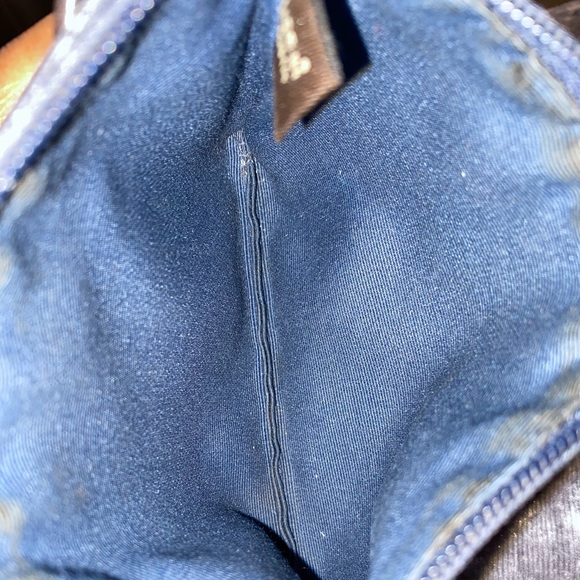 Authentic Navy Blue Coach Wristlet - Picture 4 of 4